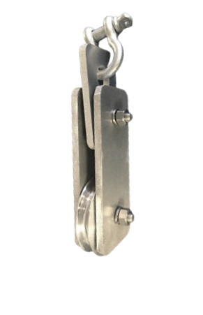Pulley W/ 1/2" Shackle & Adapter