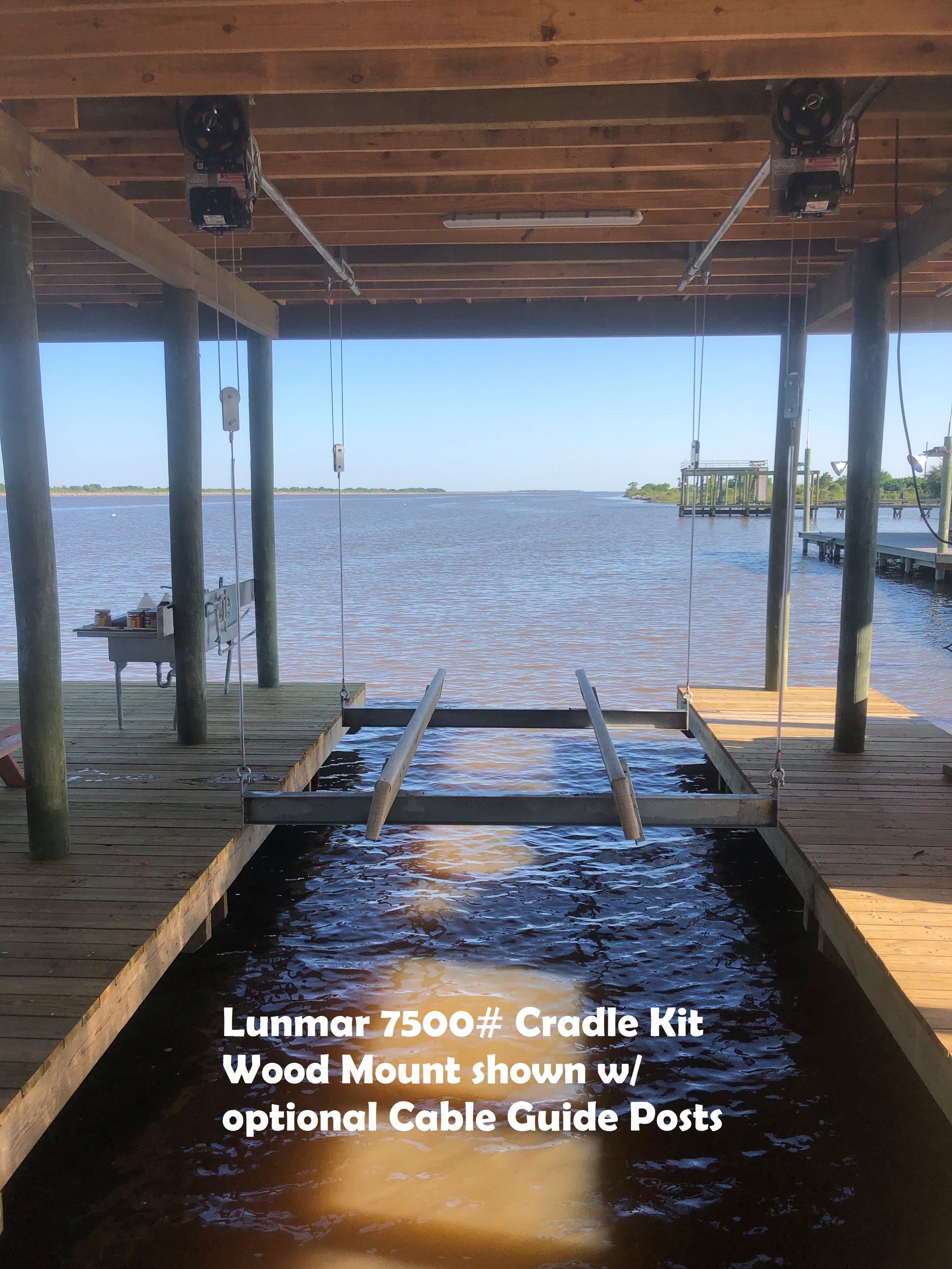 Lunmar Cradle Kit Wood Mount (3000#, 4000#, 6000#, 6500#, 7500#, 10000#, 12500#, 15000#)