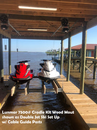 Lunmar Cradle Kit Wood Mount (3000#, 4000#, 6000#, 6500#, 7500#, 10000#, 12500#, 15000#)