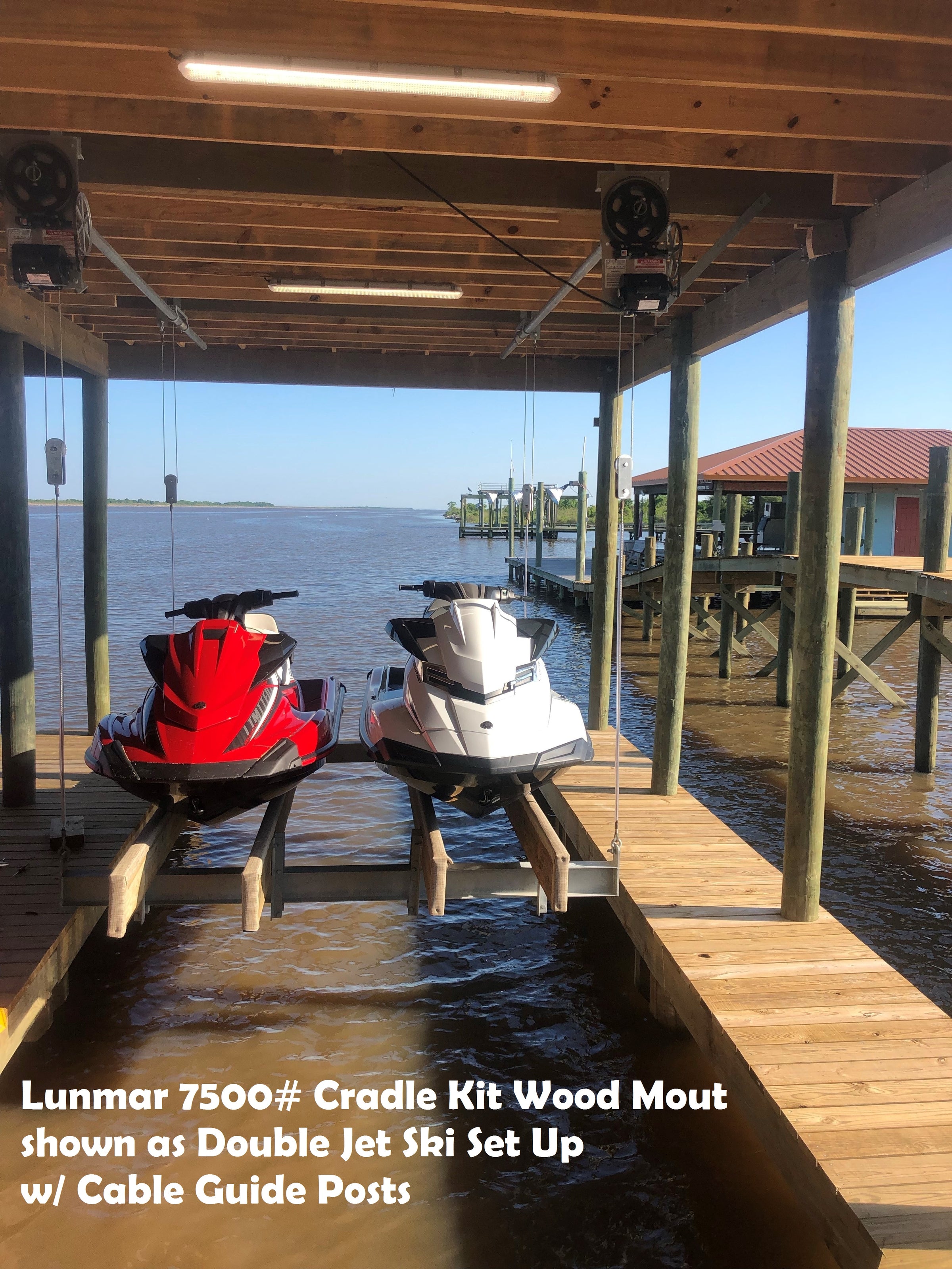 Lunmar Cradle Kit Wood Mount (3000#, 4000#, 6000#, 6500#, 7500#, 10000#, 12500#, 15000#)