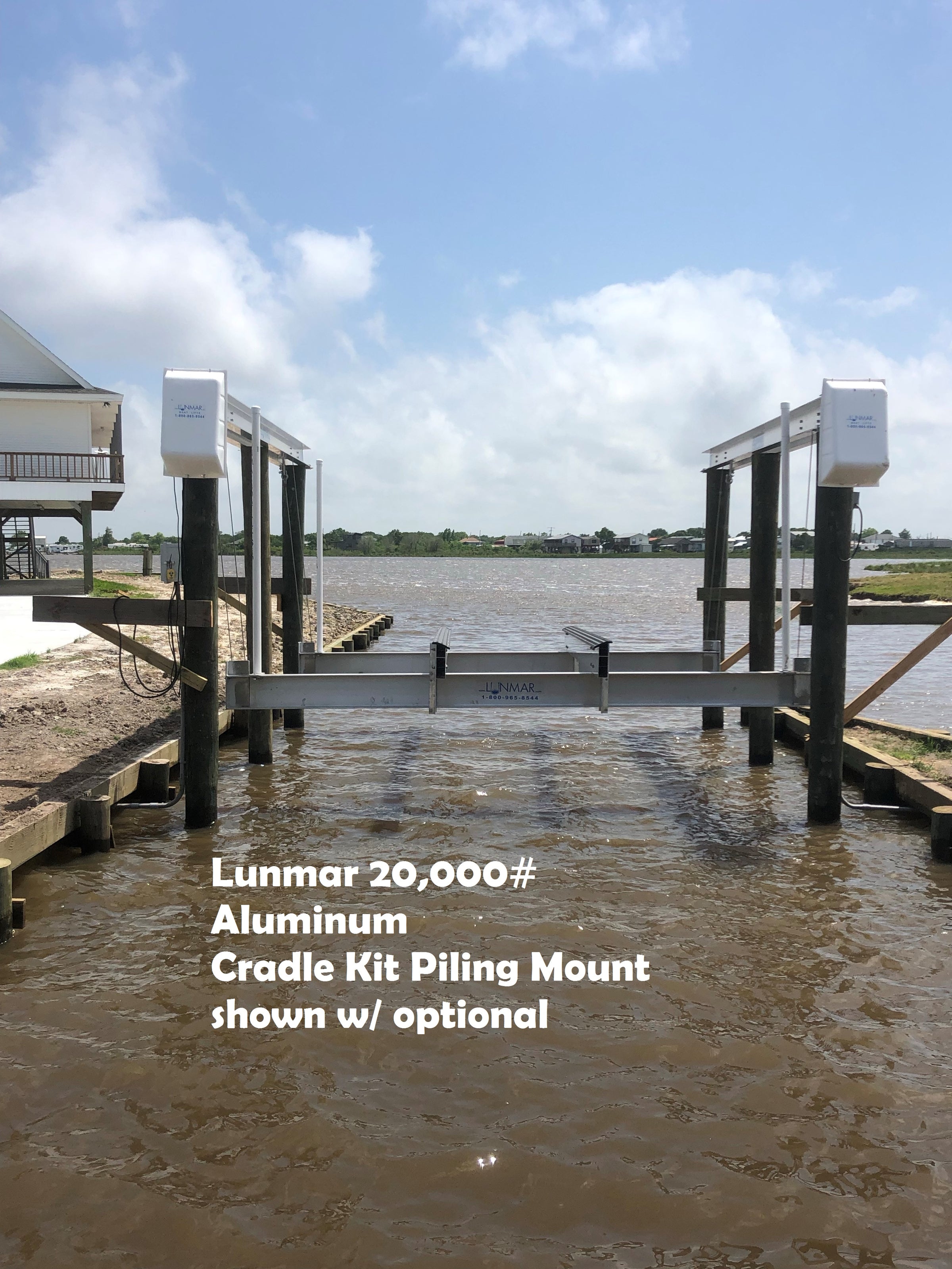 Lunmar Aluminum Cradle Kit Piling Mount (6,000# - 30,000#)