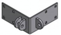 Outside Corner Dock Bracket  -  Female/Male