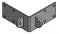 Outside Corner Dock Bracket  -  Male/Male
