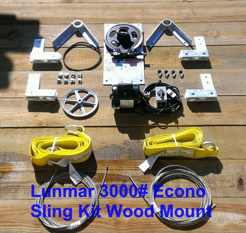 Lunmar Econo Sling Kit Wood Mount (3000#,4000#,6000#)