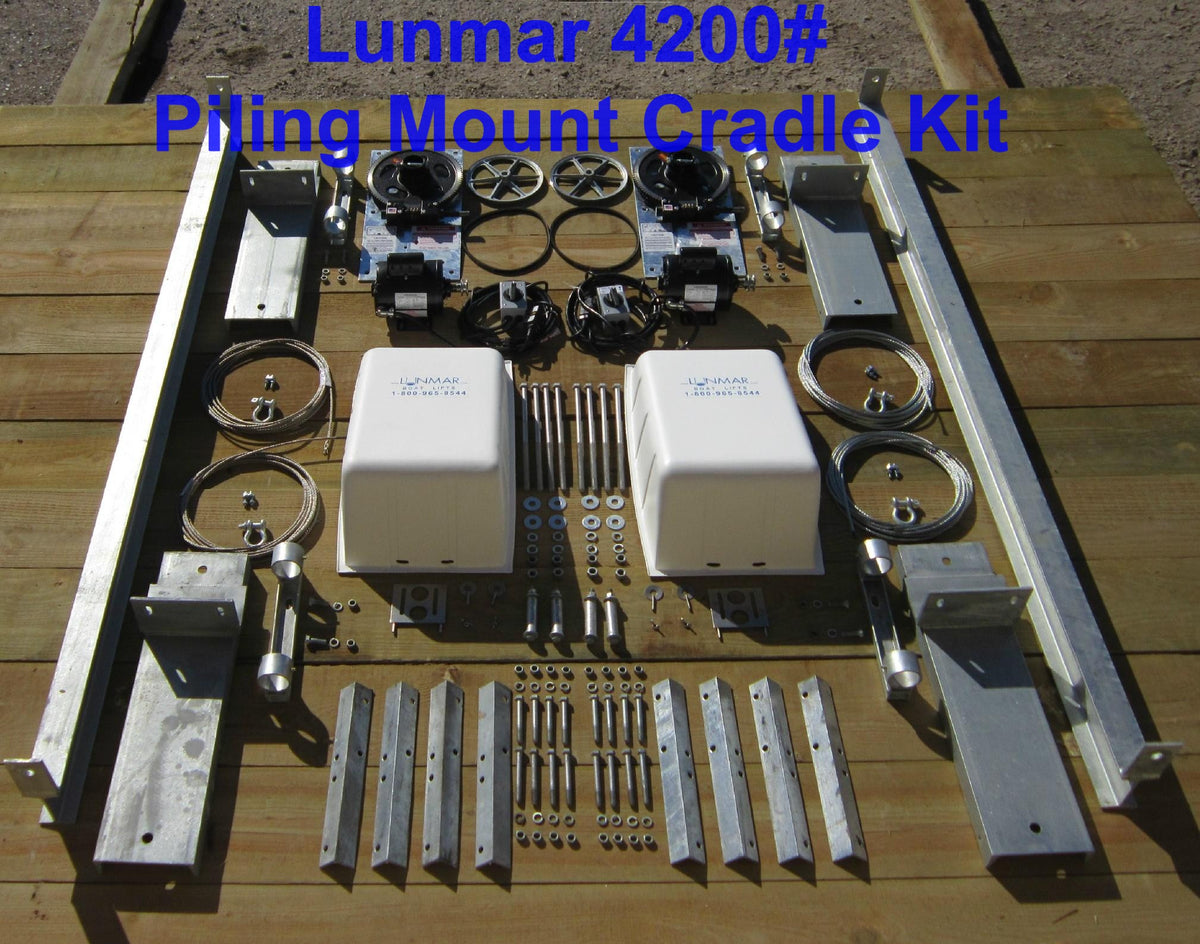 Lunmar Cradle Kit Piling Mount (4200#, 5600#, 7000#, 10000#)