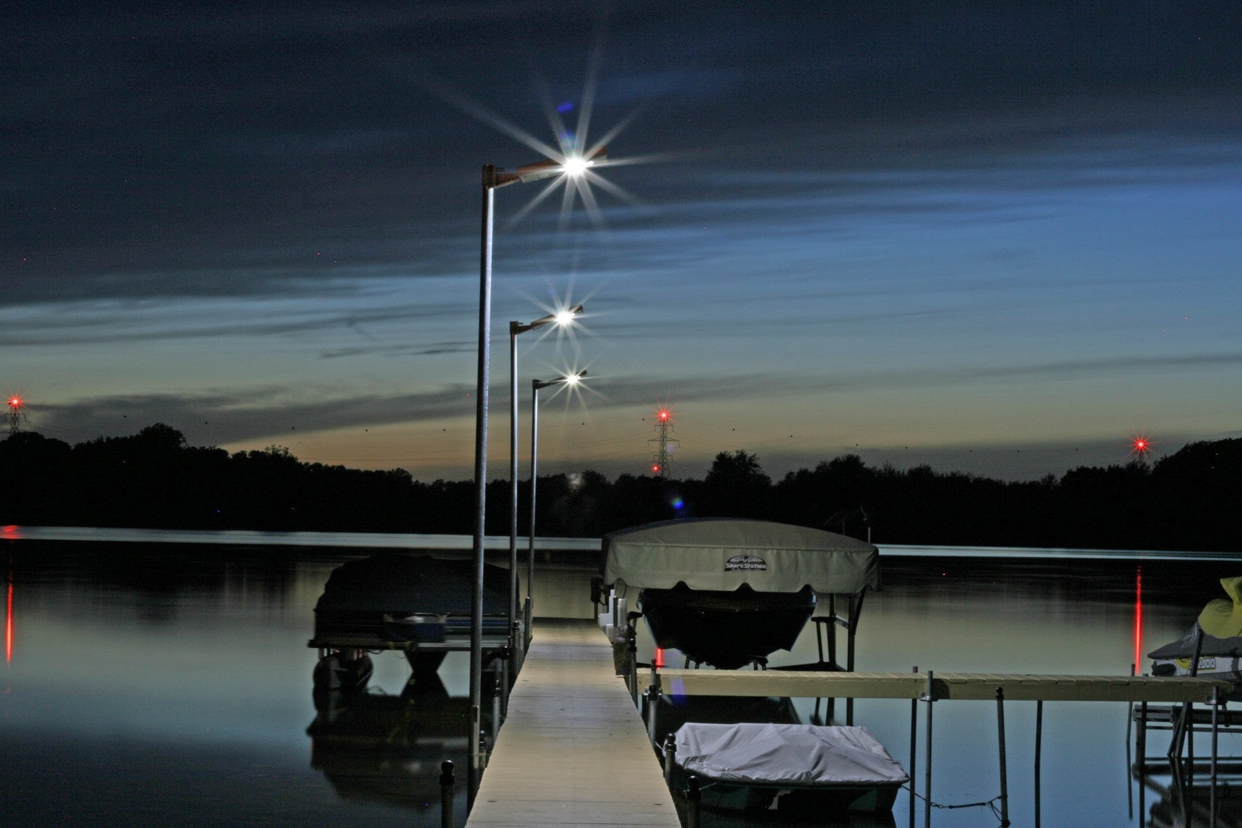 Solar Sky Dock Light with Motion Sensor