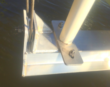 Boat Lift Guideposts Aluminum Guide Post Bracket – Lunmar Boat Lifts