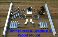 Lunmar Cradle Kit Wood Mount (3000#, 4000#, 6000#, 6500#, 7500#, 10000#, 12500#, 15000#)