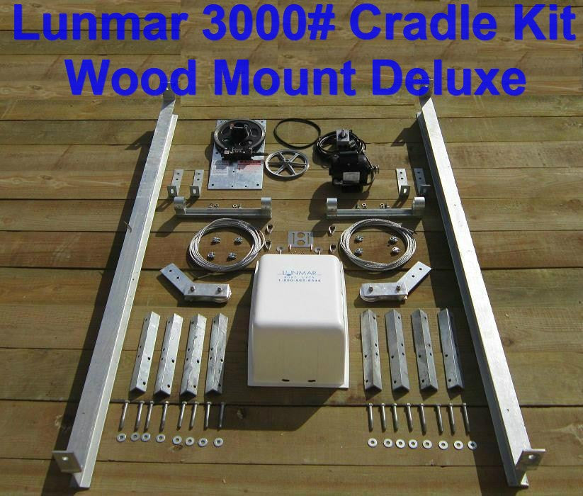 Lunmar Cradle Kit Wood Mount (3000#, 4000#, 6000#, 6500#, 7500#, 10000#, 12500#, 15000#)